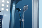 Mesa 501 Gray Rectangular Steam Shower with Jetted Bathtub