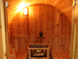 Oasis 2-4 Person Canopy Barrel Sauna