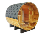 Oasis 2-4 Person Canopy Barrel Sauna