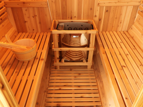 Aurora 2-4 Person Barrel Sauna