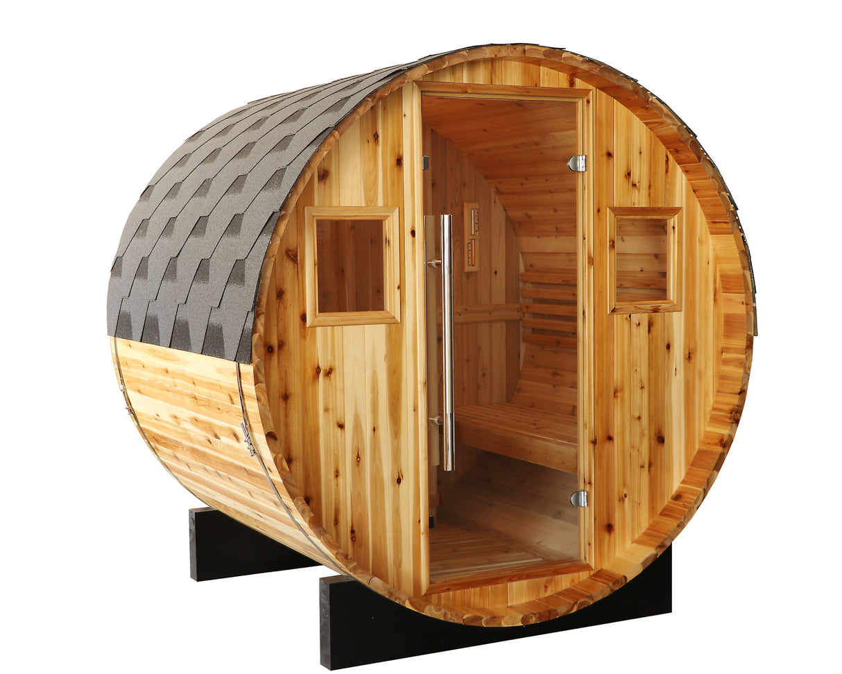 Aurora 2-4 Person Barrel Sauna