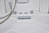 Mesa 608A Combination Corner Steam Shower with Jetted Tub