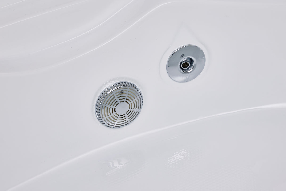 Mesa 608A Combination Corner Steam Shower with Jetted Tub