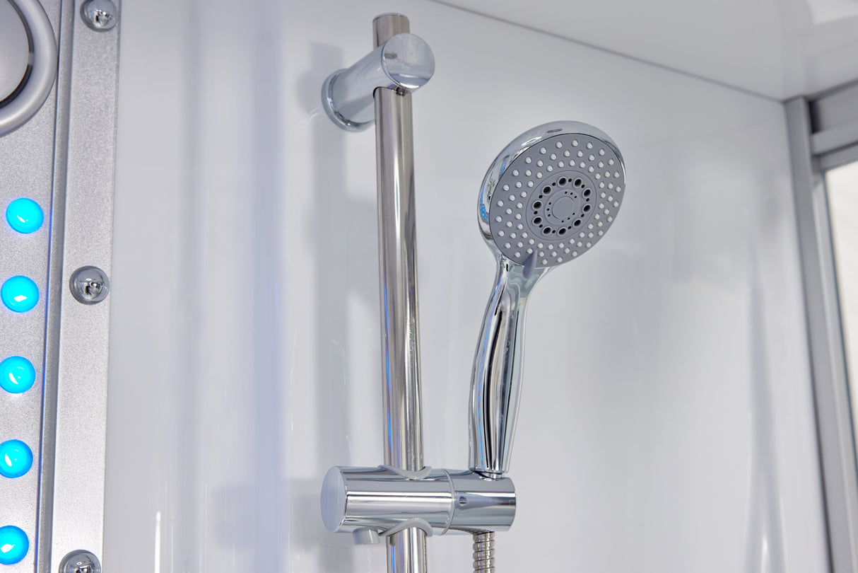 Mesa 608A Combination Corner Steam Shower with Jetted Tub