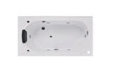 Mesa 905 Freestanding Left Side Steam Shower with Jetted Tub