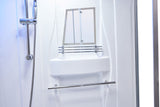 Mesa 905 Freestanding Left Side Steam Shower with Jetted Tub