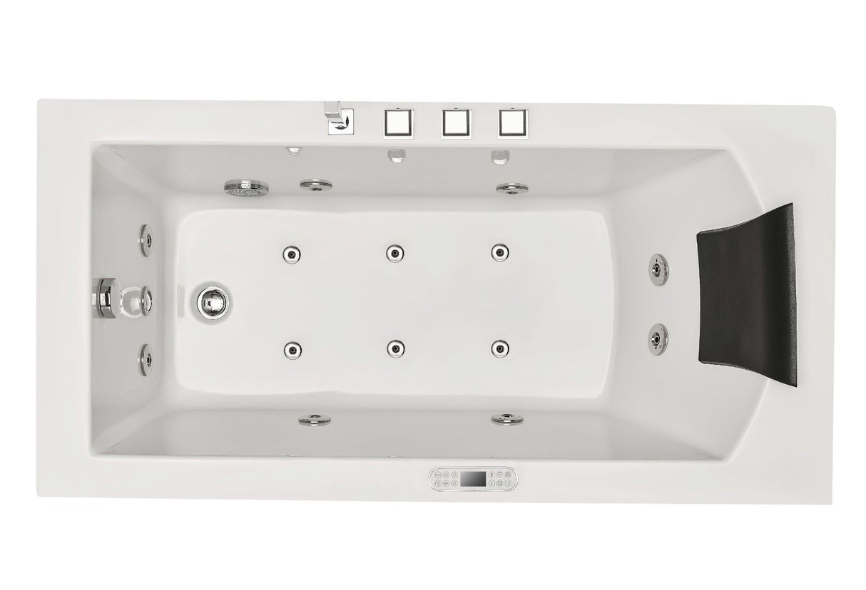 Platinum AM154-70L Jetted Tub with Left Side Drain