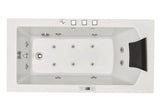 Platinum AM154-70L Jetted Tub with Left Side Drain