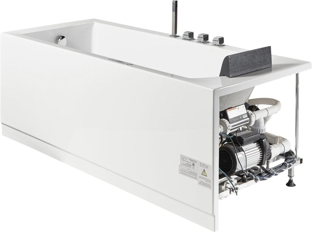 Platinum AM154-70L Jetted Tub with Left Side Drain