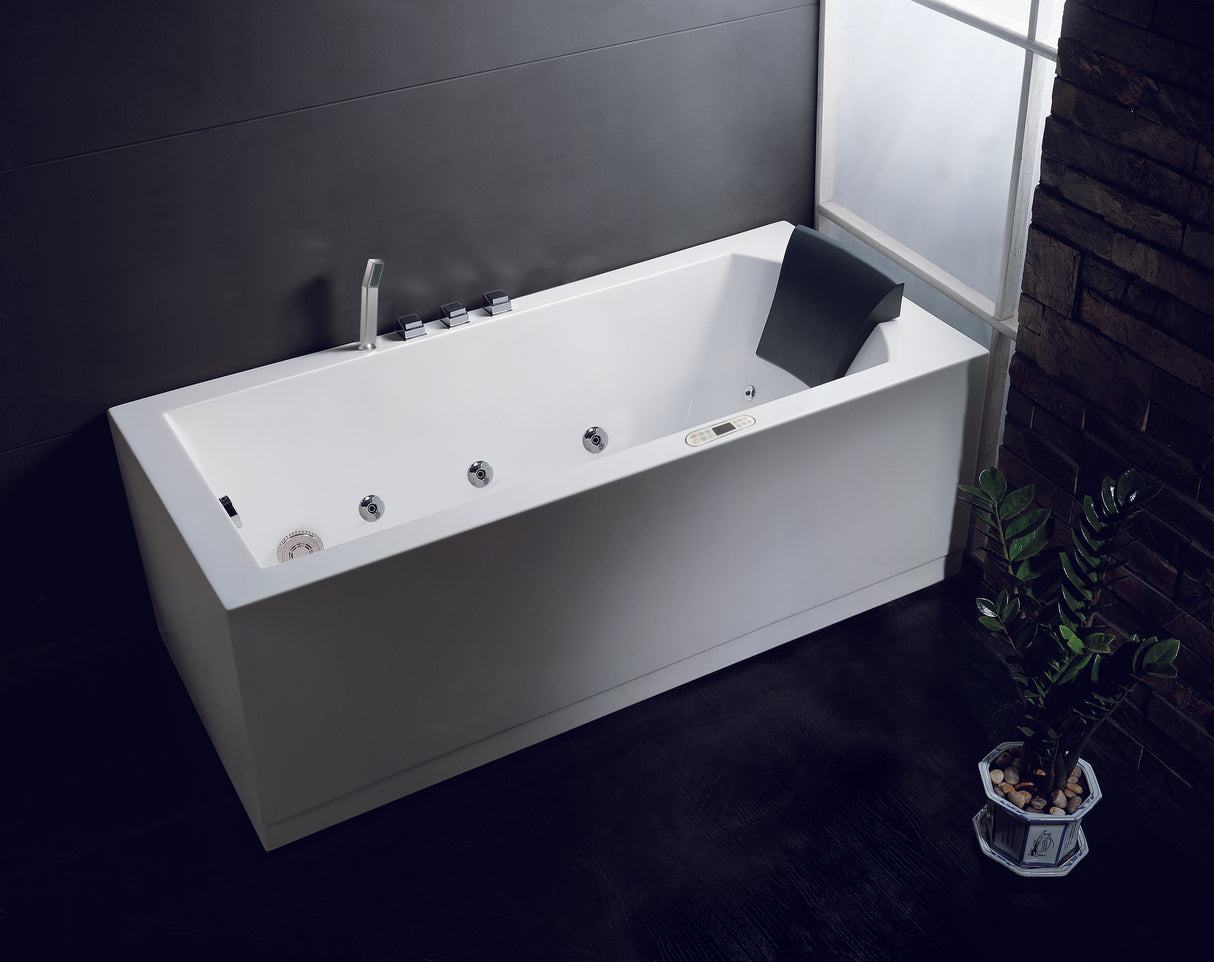 Platinum AM154-70L Jetted Tub with Left Side Drain