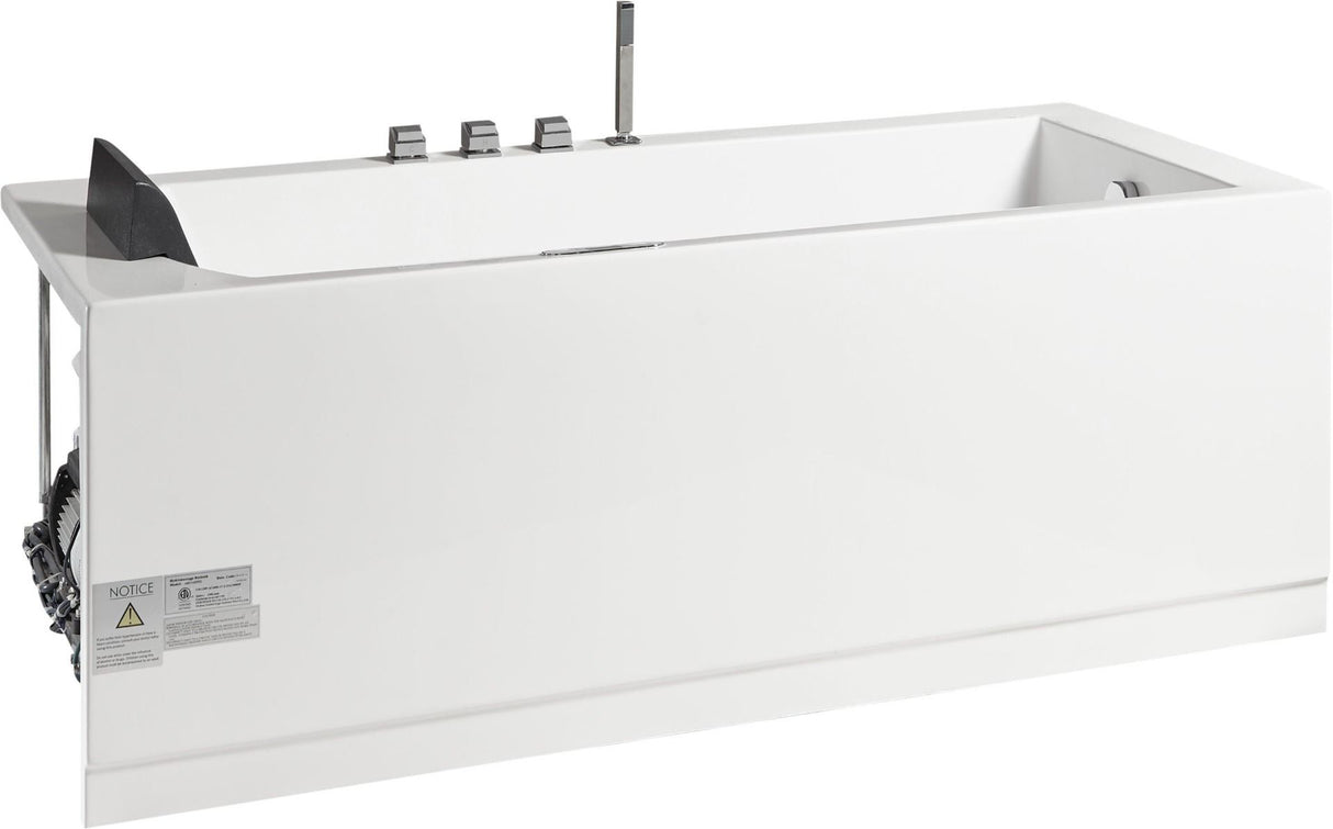 Platinum AM154-70R Jetted Tub with Right Side Drain