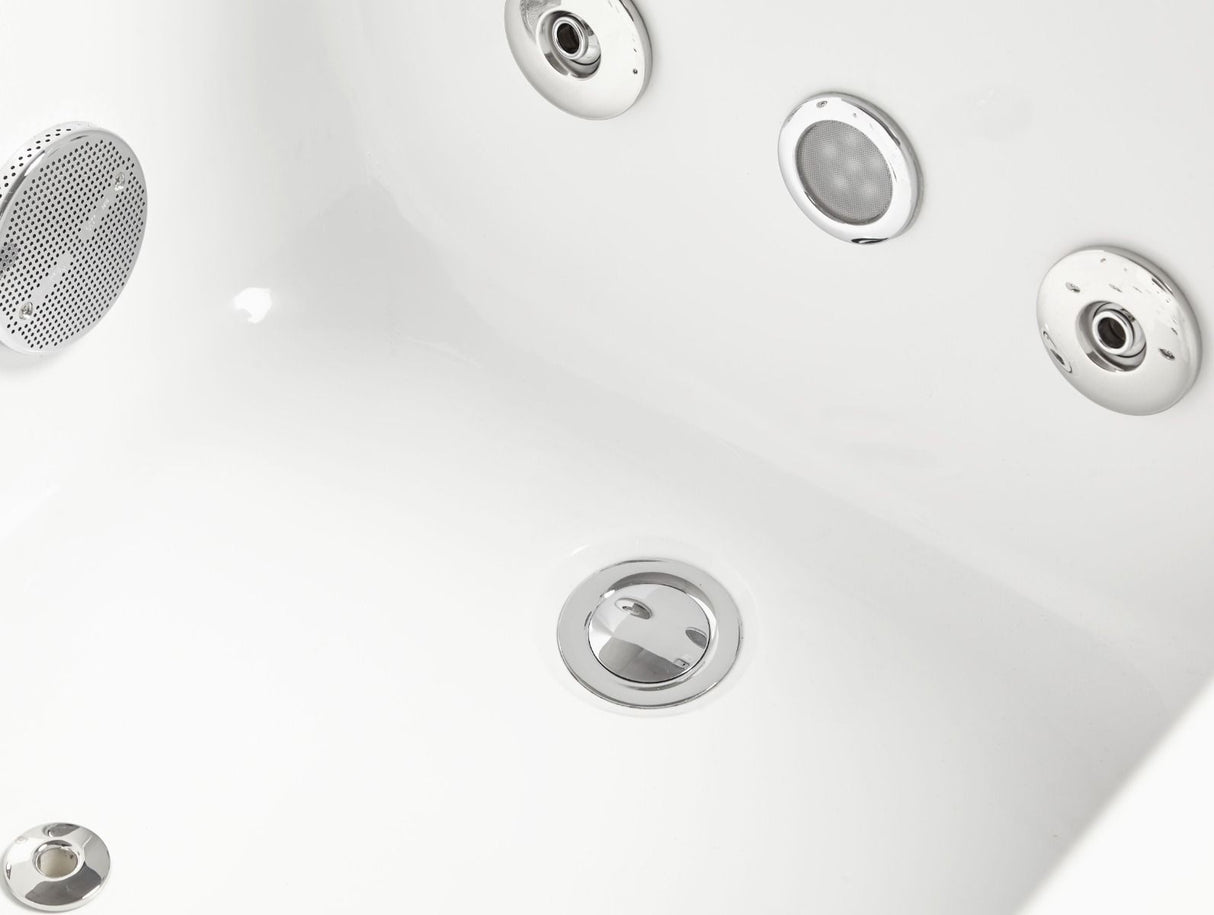 Platinum AM154-70R Jetted Tub with Right Side Drain