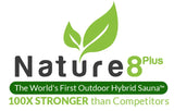 Nature 8 Plus™ Outdoor Sauna