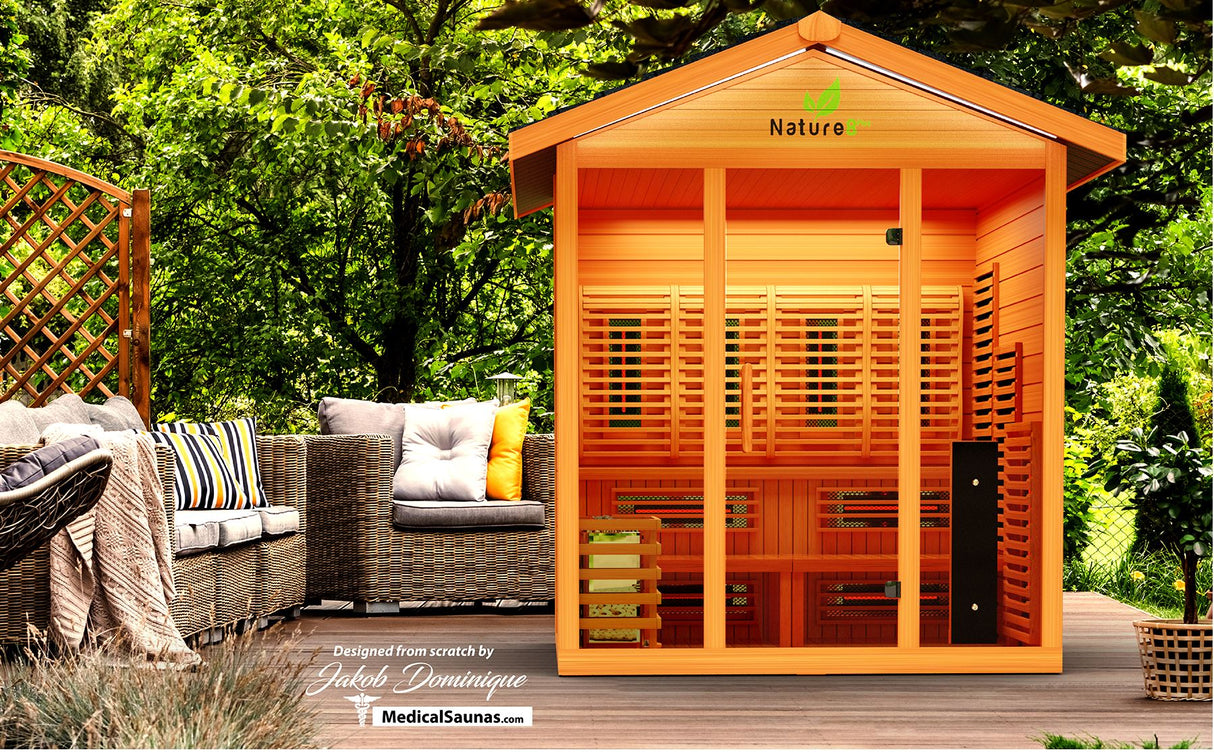 Nature 8 Plus™ Outdoor Sauna