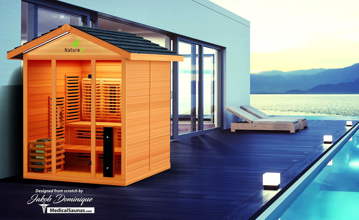 Nature 8 Plus™ Outdoor Sauna