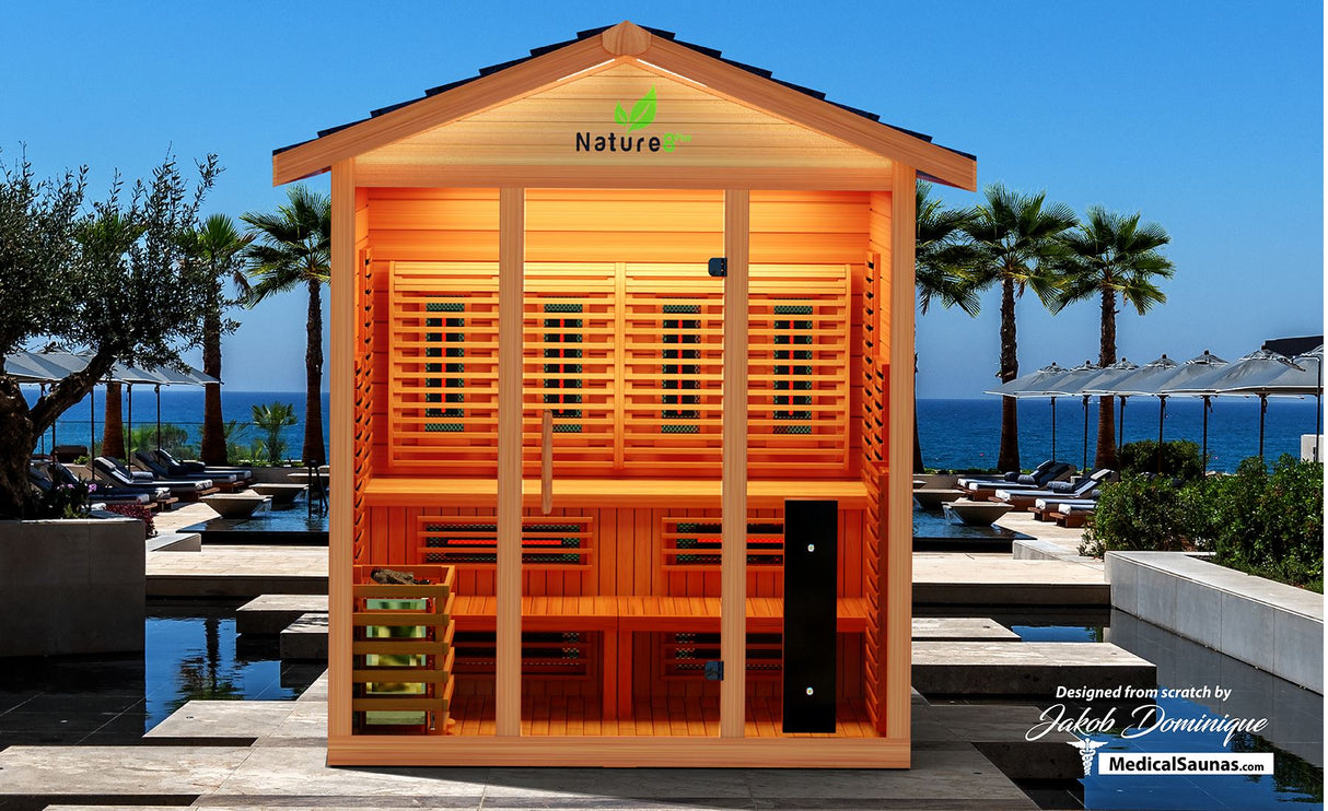 Nature 8 Plus™ Outdoor Sauna