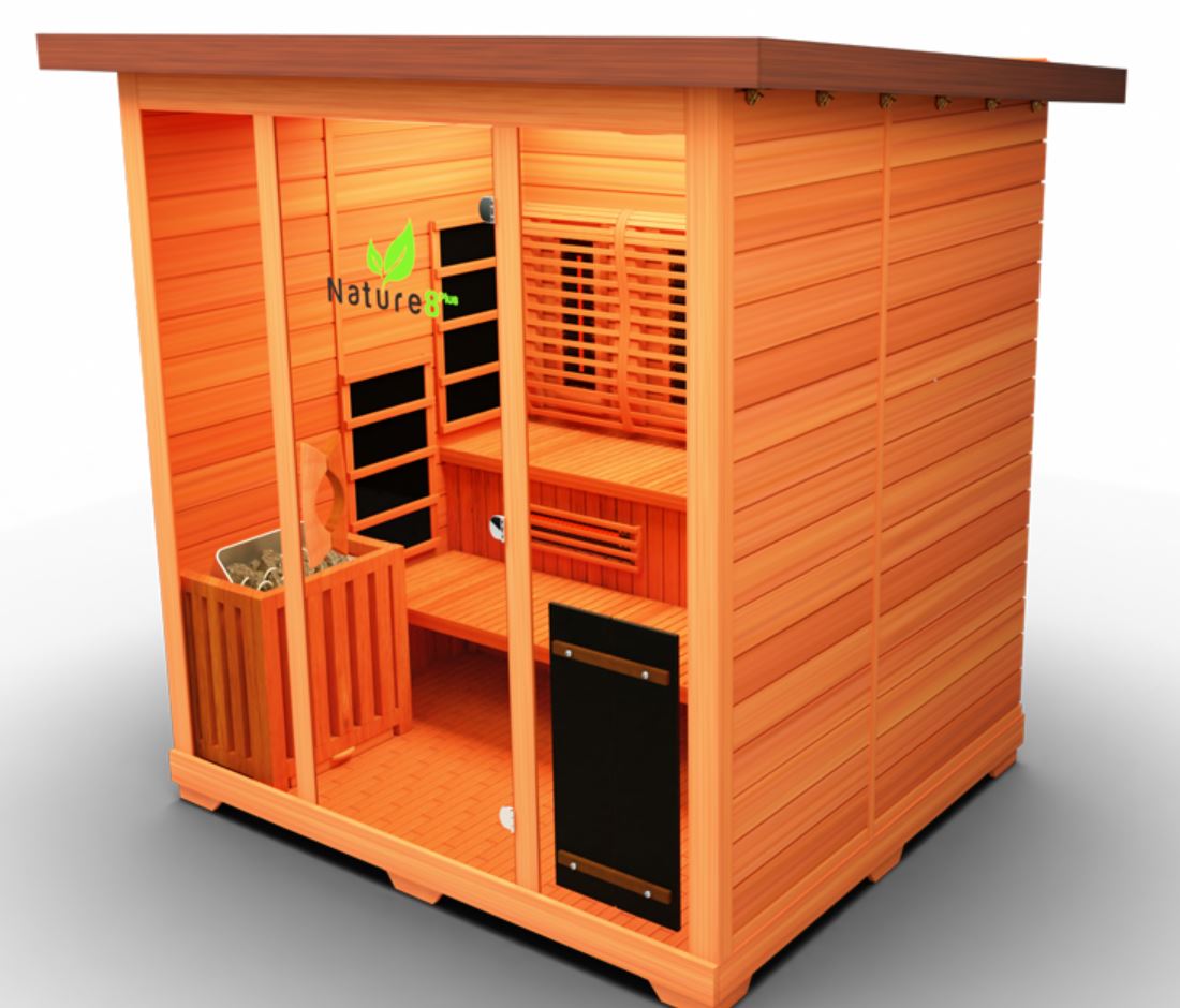 Nature 8 Plus™ Outdoor Sauna