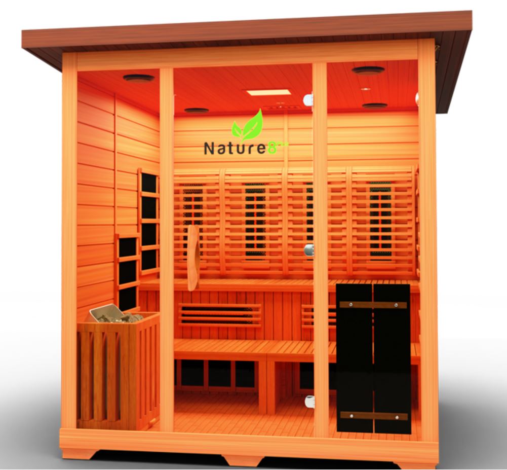 Nature 8 Plus™ Outdoor Sauna