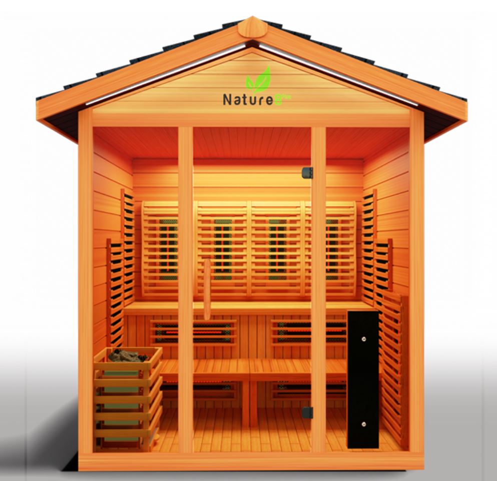 Nature 8 Plus™ Outdoor Sauna