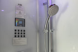 Platinum DZ961L White Walk-In Steam Shower