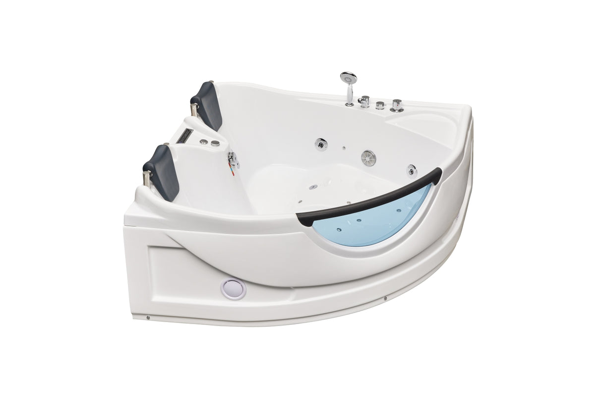 Mesa BT-150150 Corner Air / Whirlpool Combination Tub