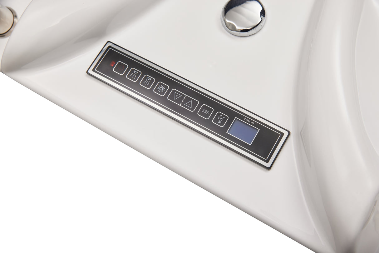 Mesa BT-150150 Corner Air / Whirlpool Combination Tub