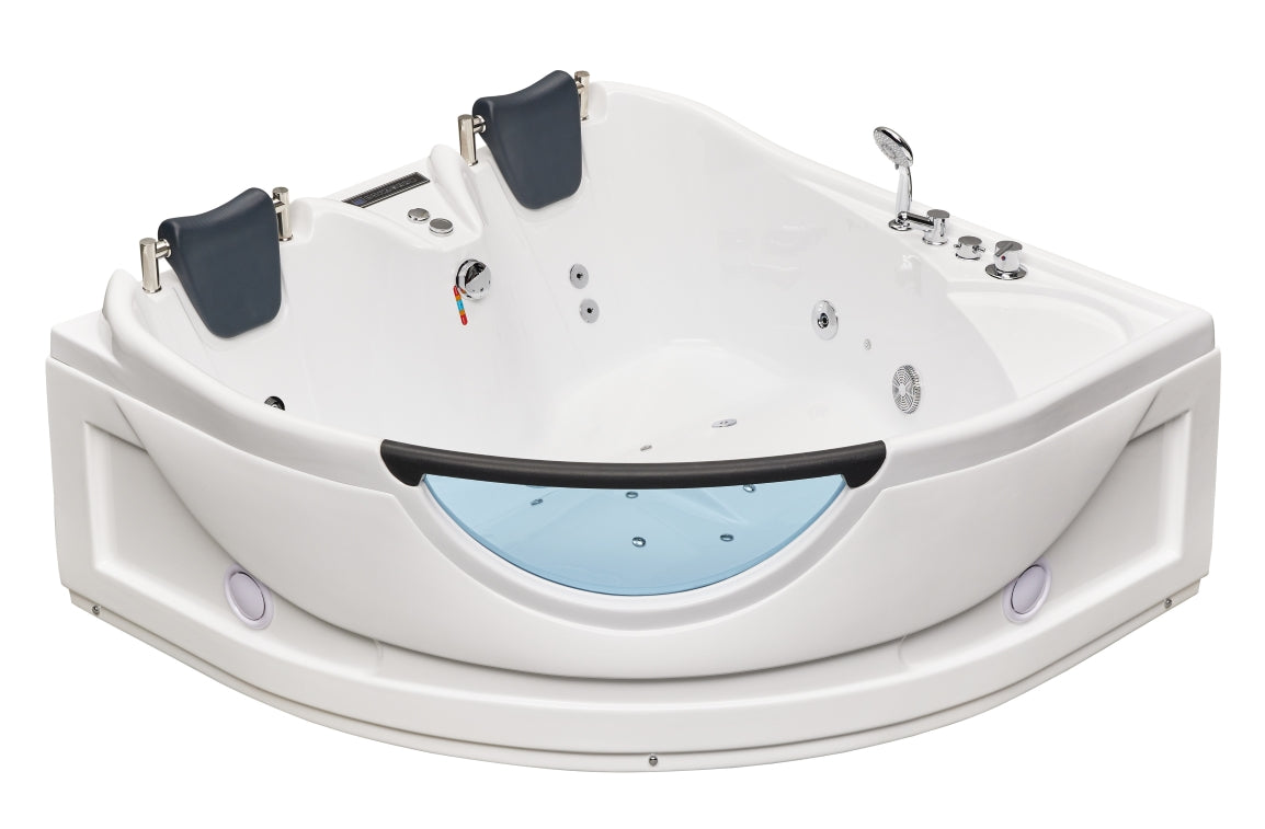 Mesa BT-150150 Corner Air / Whirlpool Combination Tub