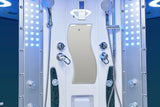 Mesa 608P Combination Corner Steam Shower with Jetted Massage Tub