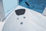 Mesa 608P Combination Corner Steam Shower with Jetted Massage Tub