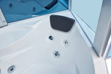 Mesa 608P Combination Corner Steam Shower with Jetted Massage Tub