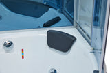 Mesa 702A Combination Corner Steam Shower with Jetted Tub