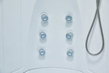 Mesa 702A Combination Corner Steam Shower with Jetted Tub