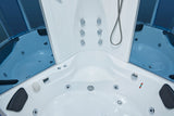 Mesa 702A Combination Corner Steam Shower with Jetted Tub